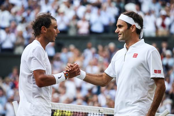 Rafael Nadal and Roger Federer: 2019 Wimbledon
