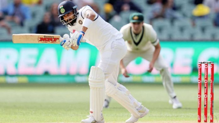 Virat Kohli batting in Adelaide. (image - dnaindia.com)