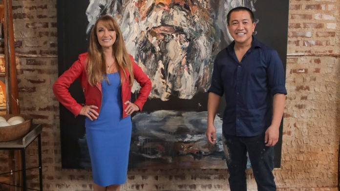 Jane Seymour and Anh Do (image - ABC)