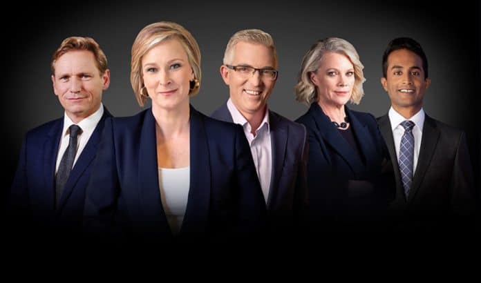 ABC Budget Night team (image - ABC)