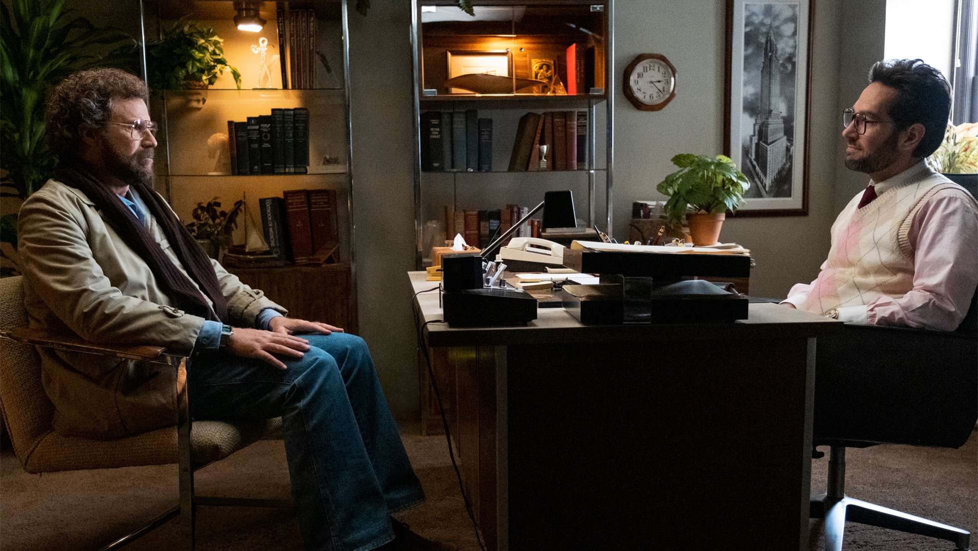 Will Ferrell and Paul Rudd star in “The Shrink Next Door,” premiering globally Friday, November 12 on Apple TV+.