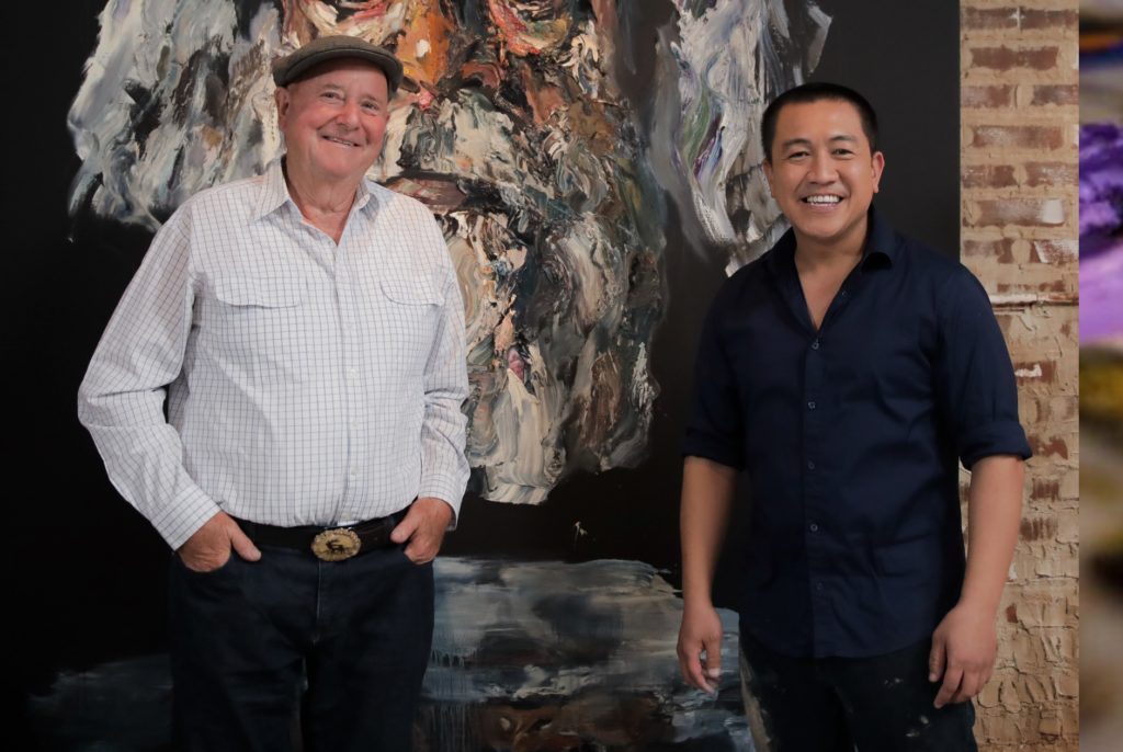 Dr Harry Cooper with Anh Do (image - ABC)