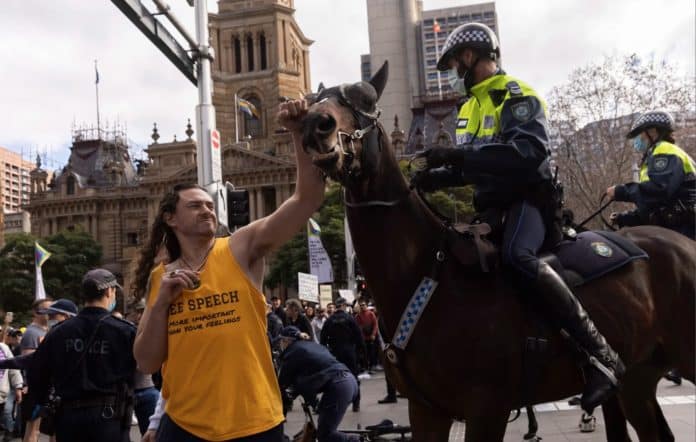 Sydney Protests (image - SMH)