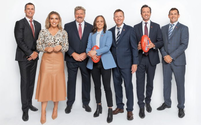 The Seven Sport AFL Commentary Team (image - Channel 7)