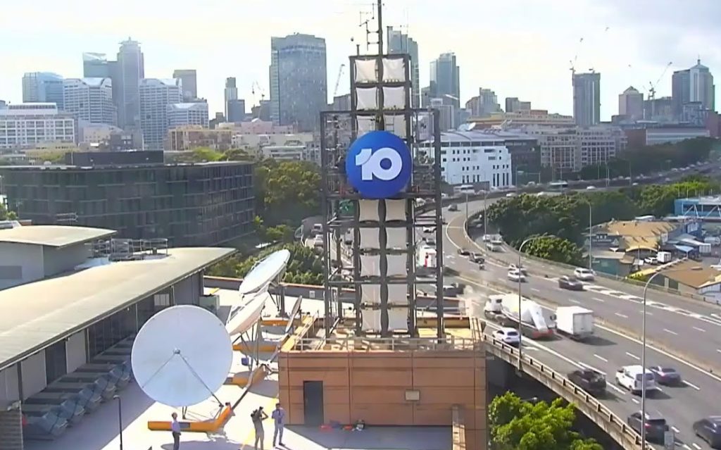 Channel 10 in Pyrmont (image - Youtube)