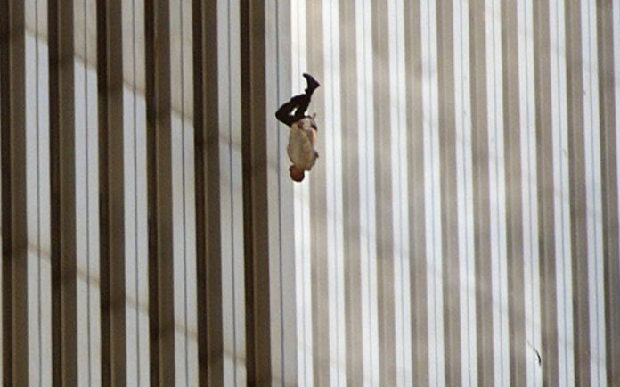 9/11 The Falling Man (image - SBS)