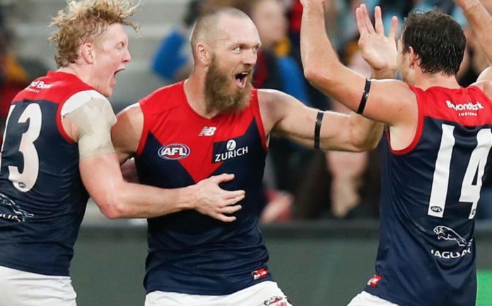 Melbourne Demons celebrate historic victory (image - News Corp)