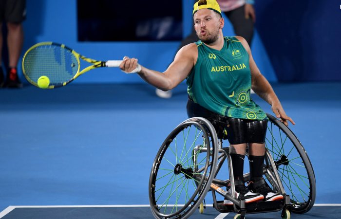 Dylan Alcott will compete for the gold medal in the Quad Singles tennis at the TOKYO 2020 PARALYMPIC GAMES (image - Seven)