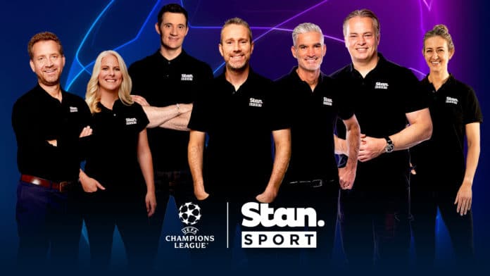 The Stan Sport UEFA commentary line-up (image - Stan Sport)