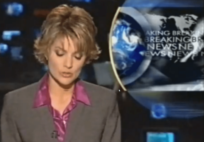 Sandra Sully, on-air as the new of 9/11 broke in Australia (image - 10)