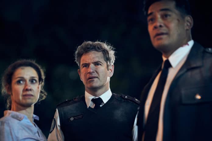 WENTWORTH stars Kate Atkinson, Bernard Curry and Robbie Magasiva (image - Ben King)
