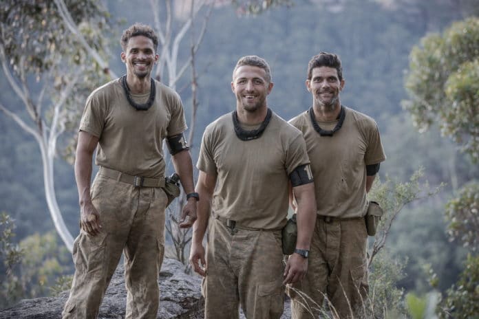 John Steffensen, Sam Burgess, and Mark Philippoussis are the final three recruits on SAS AUSTRALIA (image - Seven)