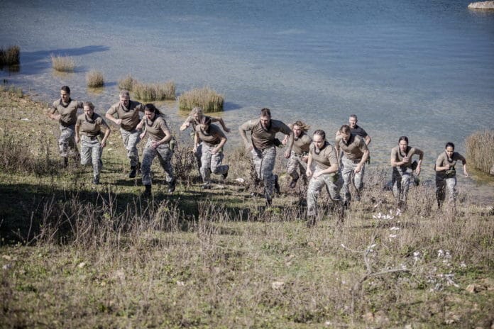 The recruits are put through their paces on SAS AUSTRALIA: HELL WEEK (image - Seven)