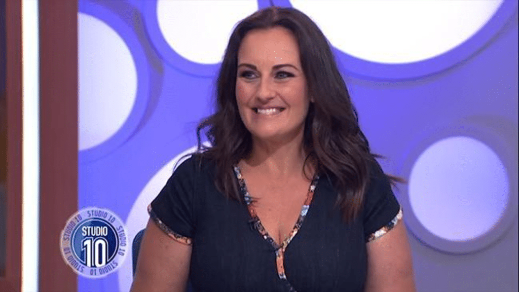 Sara-Marie Fedele on a Studio 10 appearance, years after her time in the Big Brother house (image - 10)