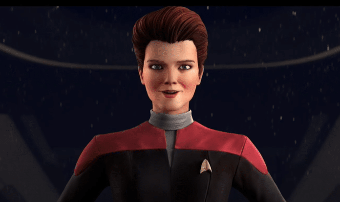Janeway in the animated series STAR TREK: PRODIGY (image - Paramount+)