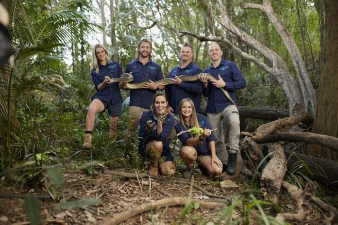 AUSSIE SNAKE WRANGLERS has been renewed for a second season (image - National Geographic)
