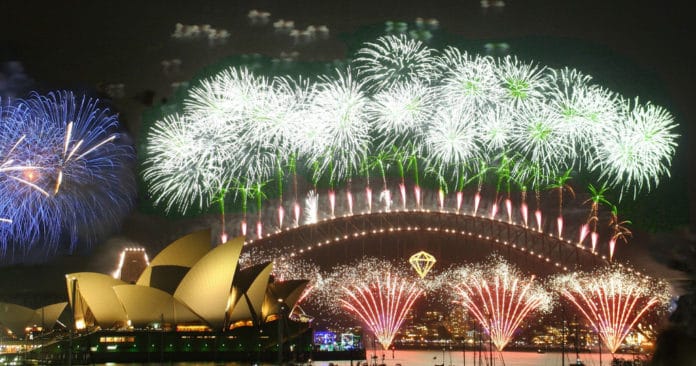 Sydney New Year's Eve Fireworks (image - ABC)