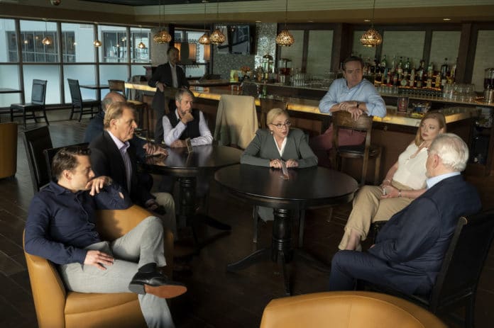 A photo from the production of Succession (image - David M. Russell/HBO)