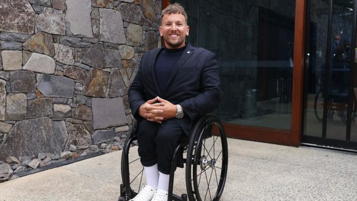 Dylan Alcott is announced as the 2022 Australian of the Year (image - Australia Day Council)