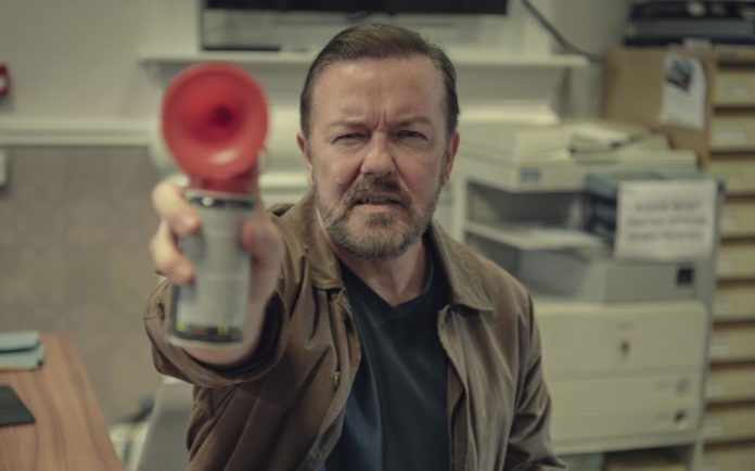 Ricky Gervais in Afterlife Season 3 (image - Netflix)