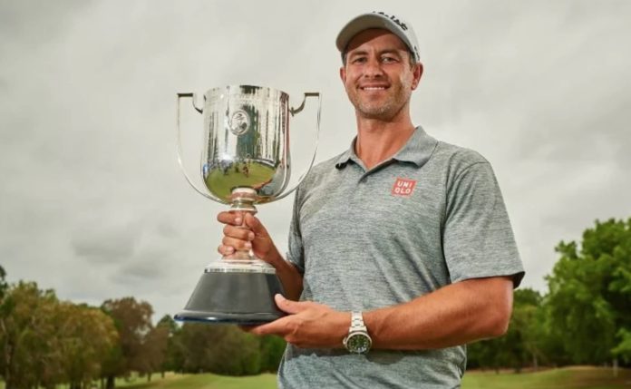 Adam Scott after winning the Australian PGA Championship (image - Aust PGA)