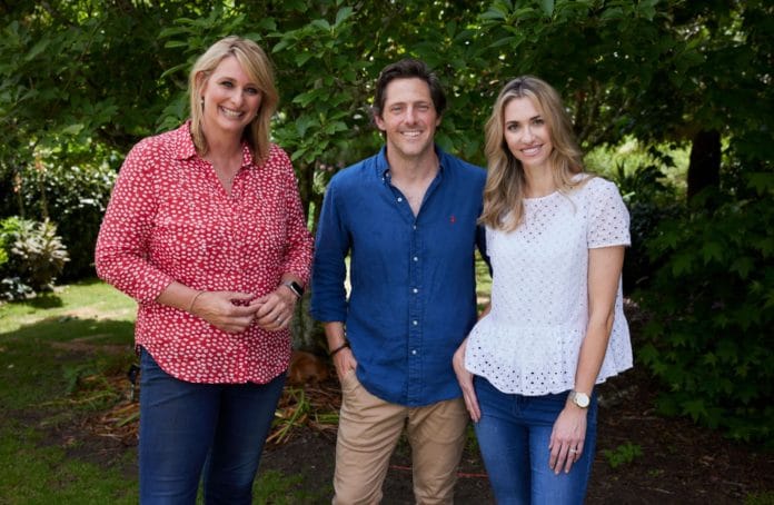 Johanna Griggs returns to host BETTER HOMES AND GARDENS with Charlie Albone presenting landscaping and new presenter Juliet Love covering decorating and design (image - Seven)