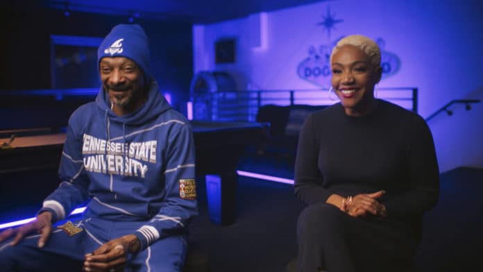 Snoop Dogg and Tiffany Haddish in new docuseries PHAT TUESDAYS (image - Amazon Prime Video)
