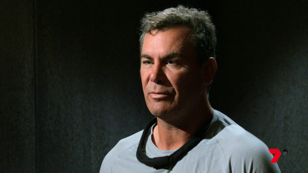 Wayne Carey faces interrogation on SAS AUSTRALIA (image - Seven)