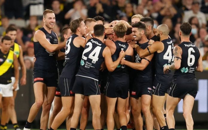 Carlton defeated Richmond in their Round 1 clash for the 2022 AFL season (image - Carlton)