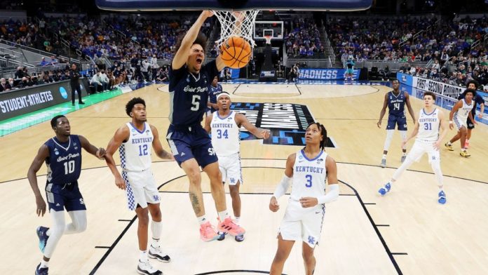 March Madness Sweet 16 action will screen on ESPN (image - ESPN)