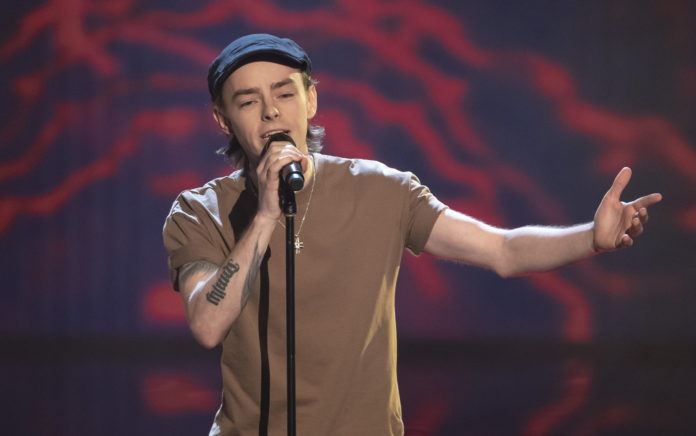 Robbie Dolan auditions for THE VOICE AUSTRALIA (image - Seven)