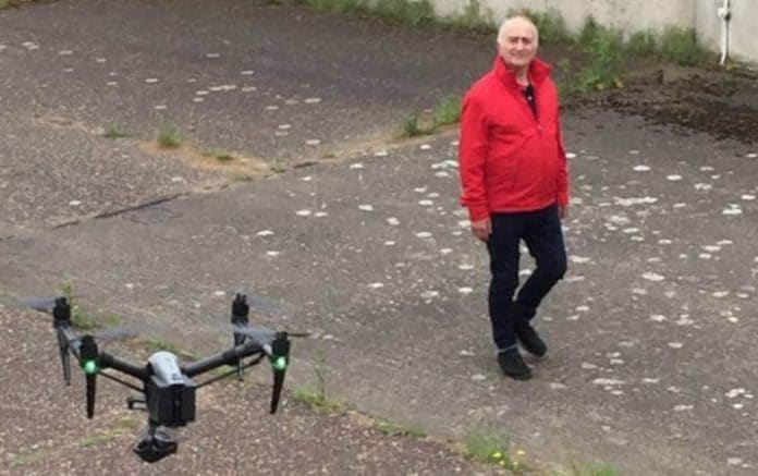 Tony Robinson: WWII By Drone (image - SBS)