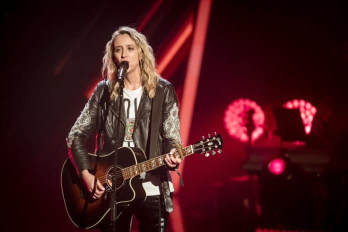 Kaylee Bell auditions in the final round of THE VOICE AUSTRALIA callbacks (image - Seven)