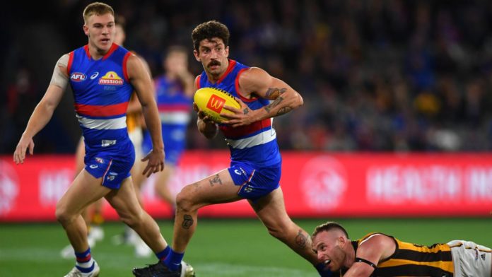 The Western Bulldogs defeated the Hawthorn Hawks in SEVEN'S AFL: FRIDAY NIGHT FOOTBALL (image - Seven)