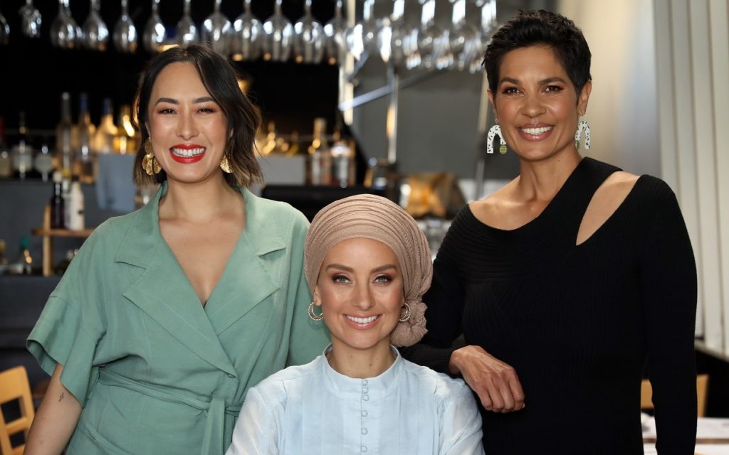Dinner Guest - Melissa Leong, Susan Carland and Narelda Jacobs (image - Channel 10)