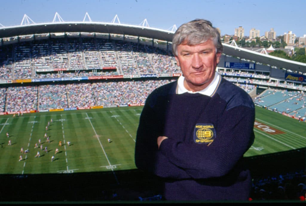 Ray Warren will retire from calling NRL matches after 55 years in the business (image - Nine)
