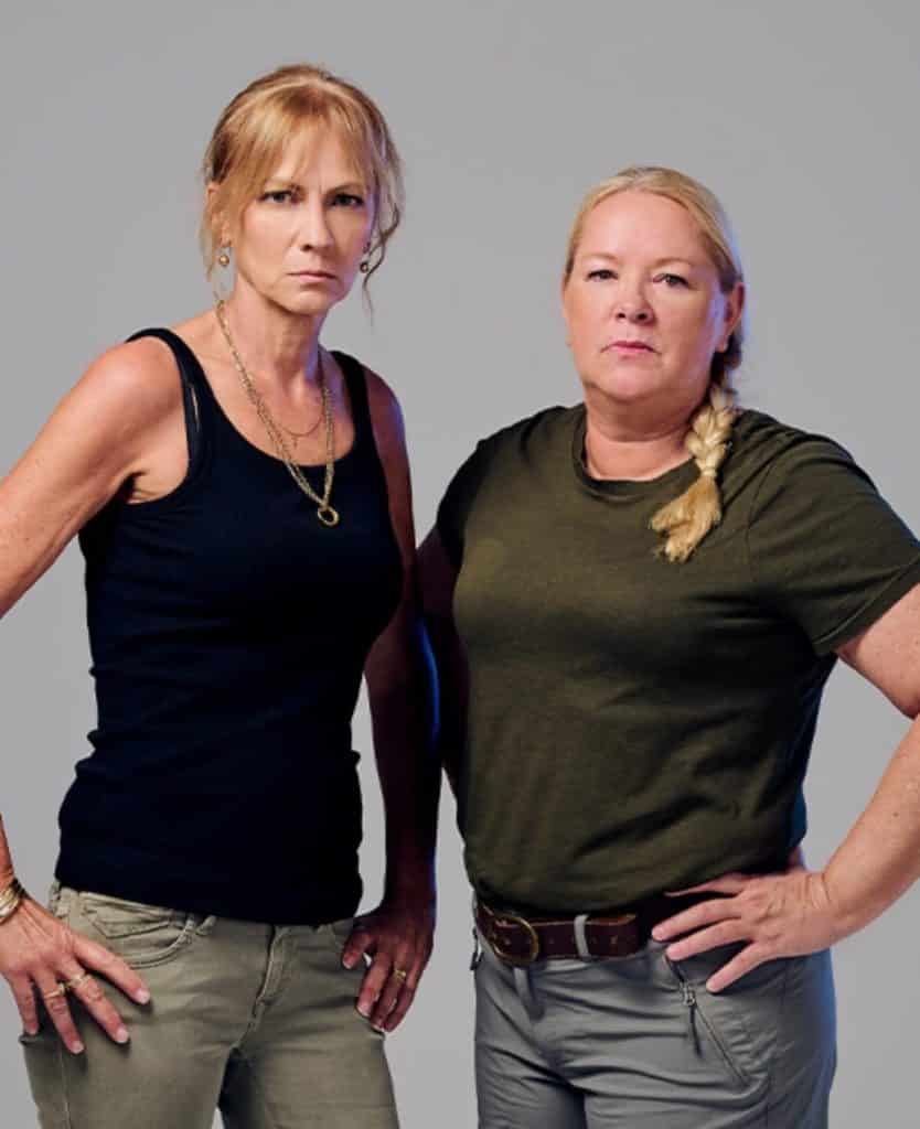 Angie & Michelle - Cast of Hunted Australia 2022 (image - Channel 10)