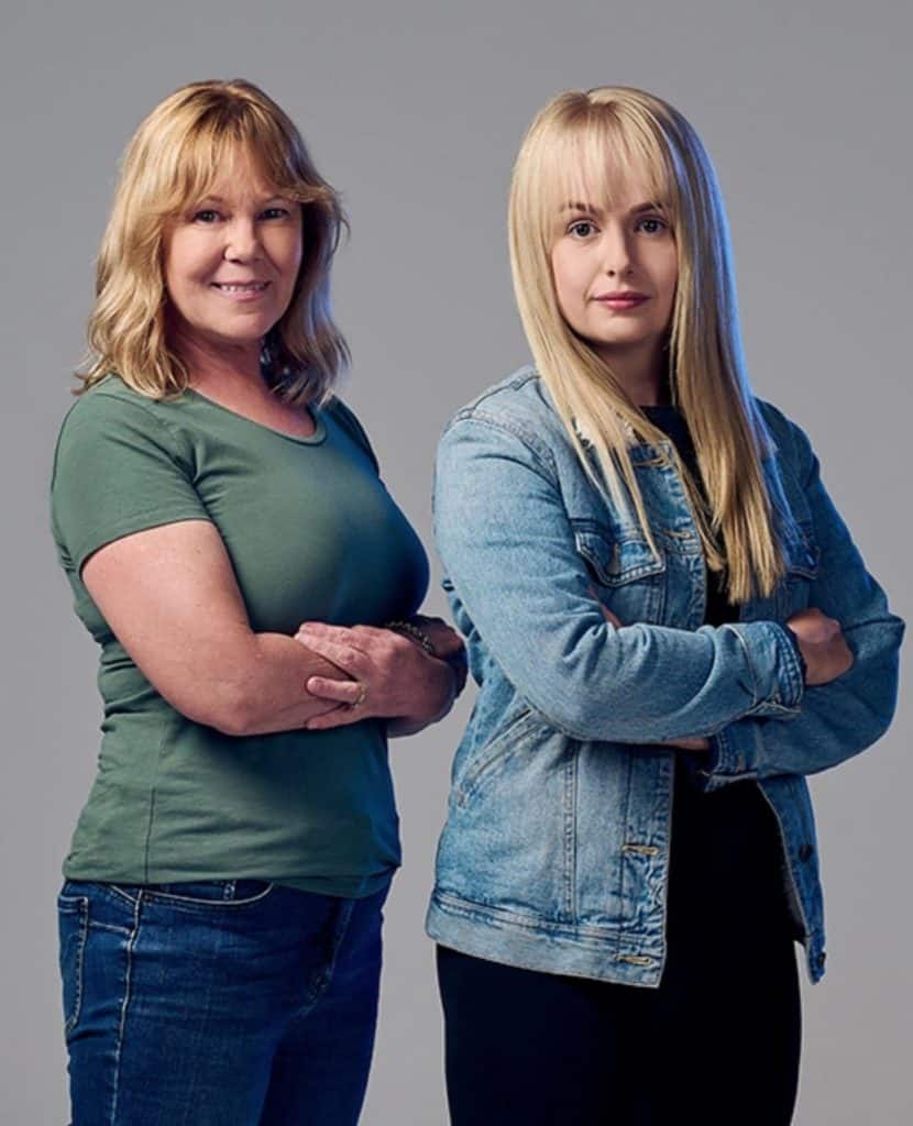 Karen & Brittany - Cast of Hunted Australia 2022 (image - Channel 10)