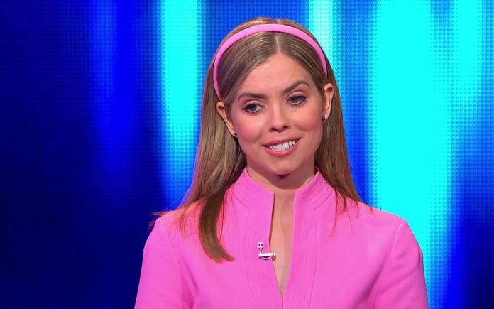Mara Lejins is The Smiling Assassin on The Chase Australia (image - Channel 7)