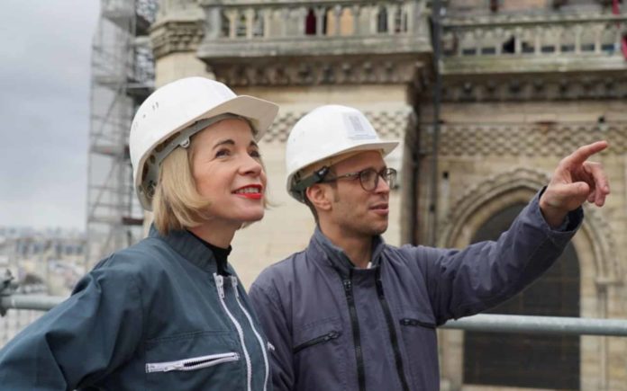 Rebuilding Notre Dame Cathedral with Lucy Worsley (image - SBS)
