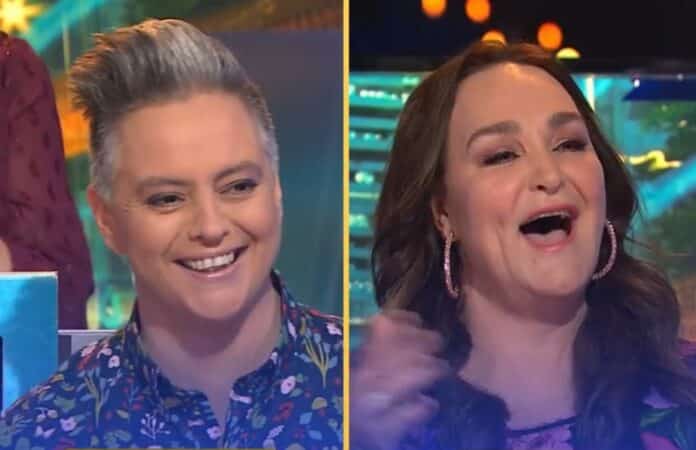 Geraldine Hickey and Kate Langbroek (image - Channel 10)