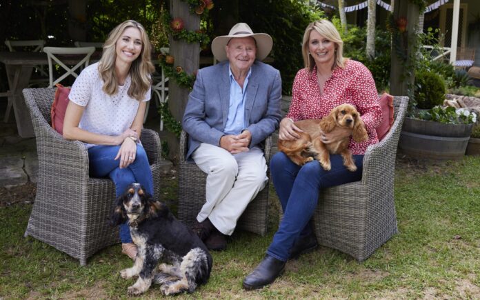 Juliet Love, Dr Harry Cooper and Johanna Griggs - Better Homes and Gardens (image - Channel 7)