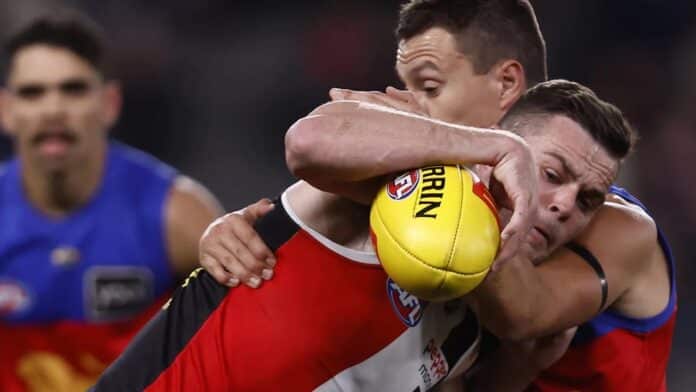 Brisbane Lions defeated the St Kilda Saints in SEVEN'S AFL: FRIDAY NIGHT FOOTBALL (image - Seven)