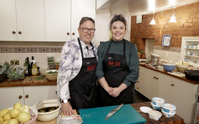 Peter and Alice cooked first on the all-new MKR (image - Seven)