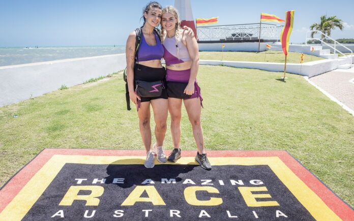 Flick and Gabby - The Amazing Race Australia (image - Channel 10)
