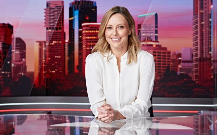 Ally Langdon is the new host of A Current Affair (image - Channel 9)