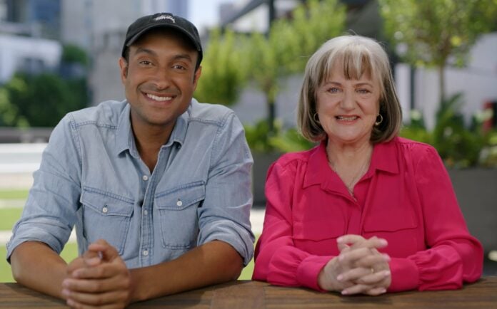 Mother and Son - Matt Okine and Denise Scott (image - ABC)