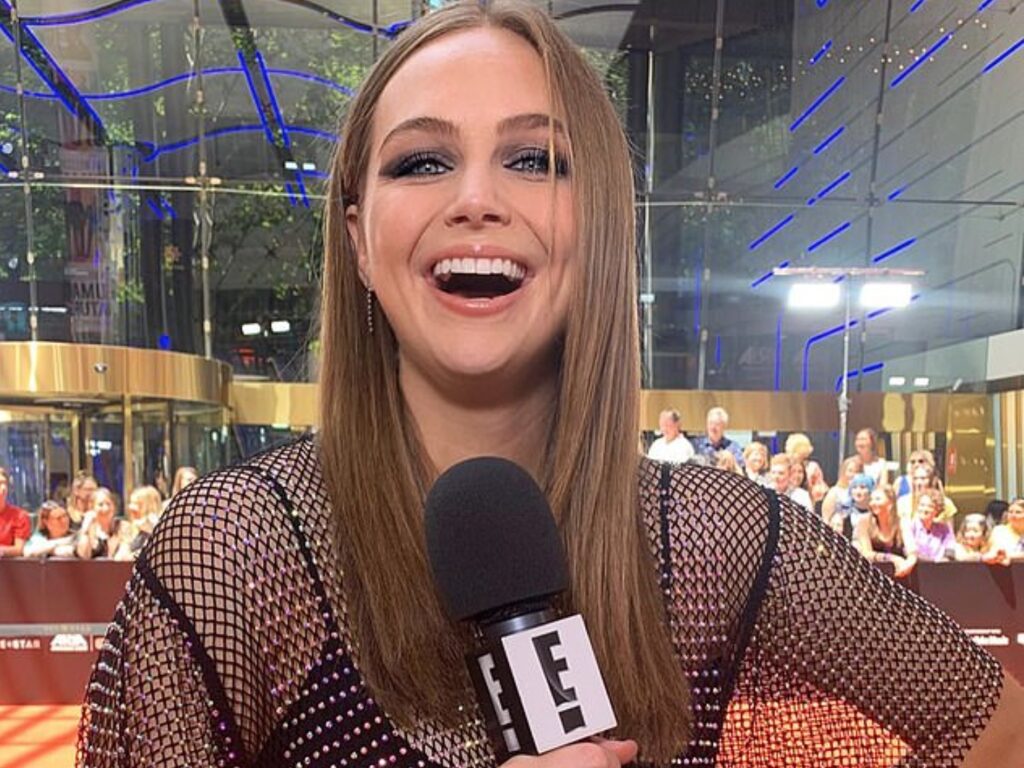 Ksenija Lukich was the face of E! in Australia from 2014 to 2019 (image - Daily Mail)