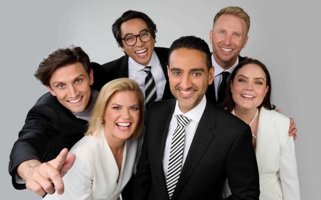 Sam Taunton, Sarah Harris, Michael Hing, Waleed Aly, Hamish Macdonald, and Georgie Tunny make up the cast for THE PROJECT in 2023 (image - 10)