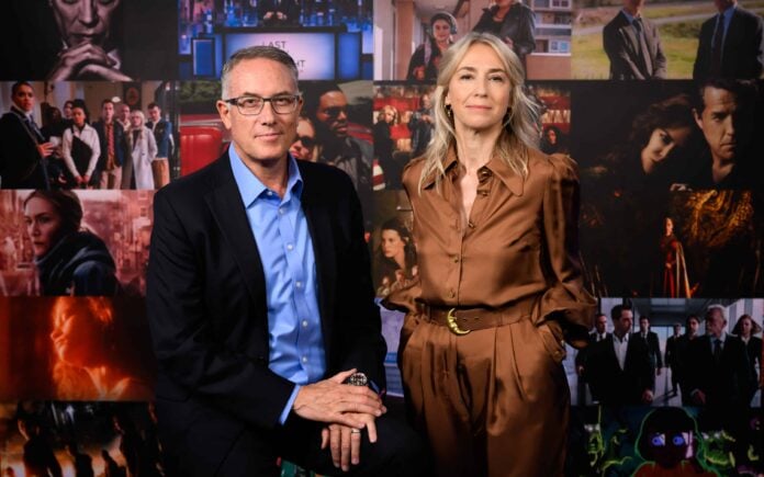 Foxtel Group CEO Patrick Delany and Foxtel Chief Commercial and Content Officer Amanda Laing (image - Foxtel)